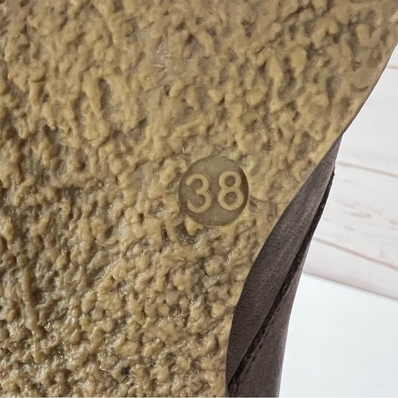 Creeks France Leather Suede Oxford Lace Up Heeled Ankle Booties - Picture 9 of 10